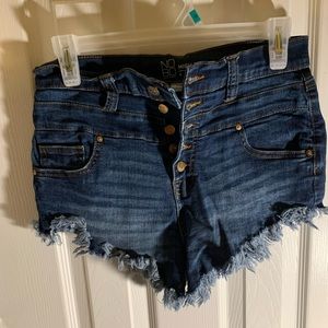 High waisted Jean shorts